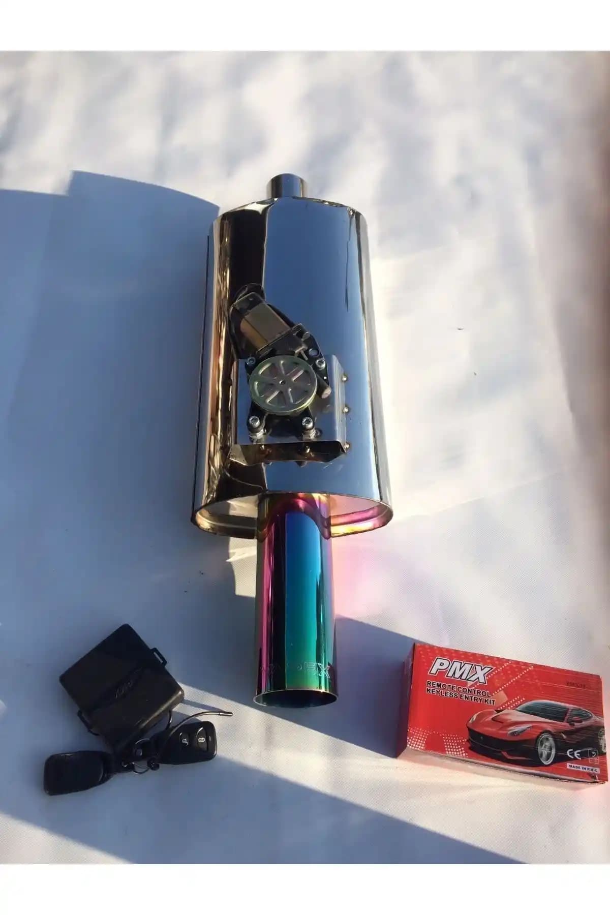 Act Renkli Krom 80’lik Yassı Egzoz: Estetik ve Dayanıklı Araba Egzoz Parçası