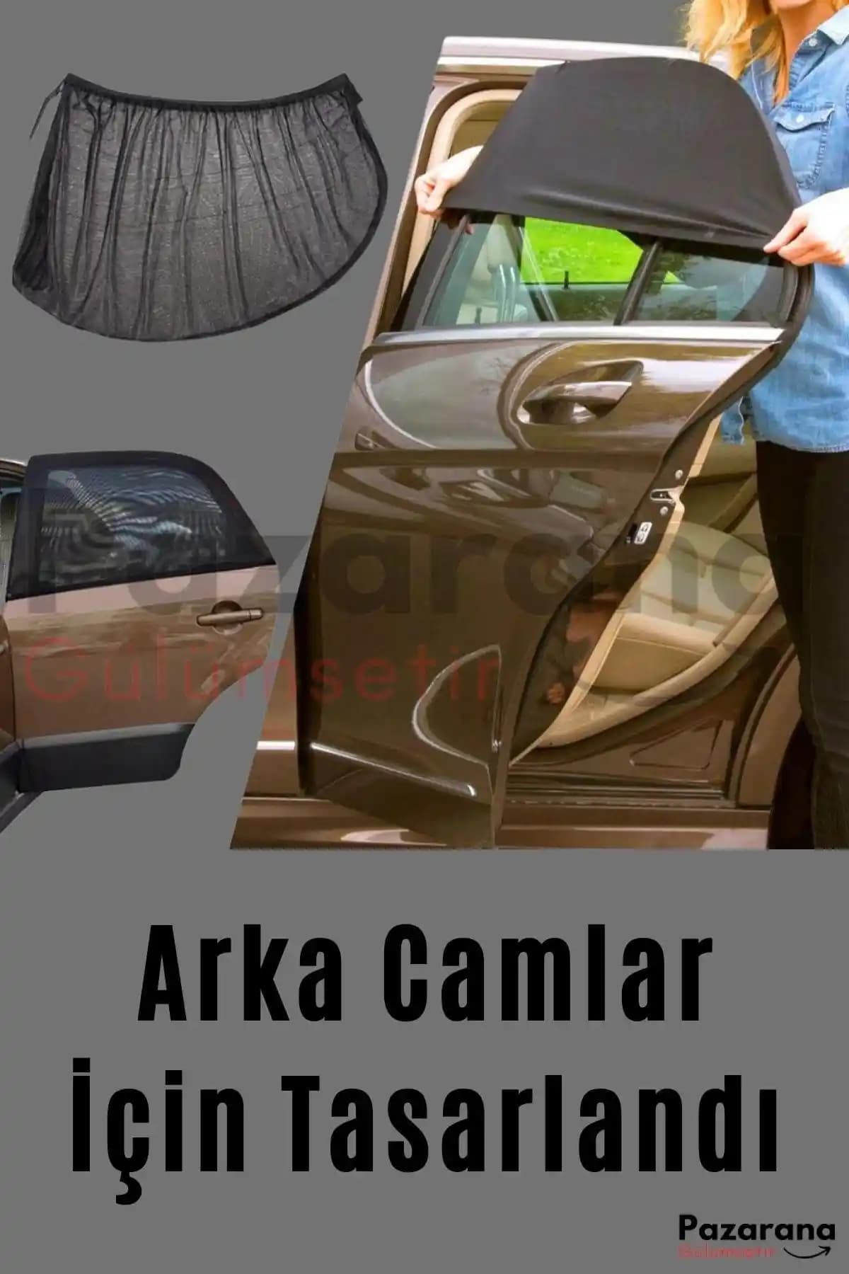 Ankaflex 2 Adet Araba Yan Cam Güneşlikleri: Kolay Kullanım ve Güneş Koruma Özellikleri