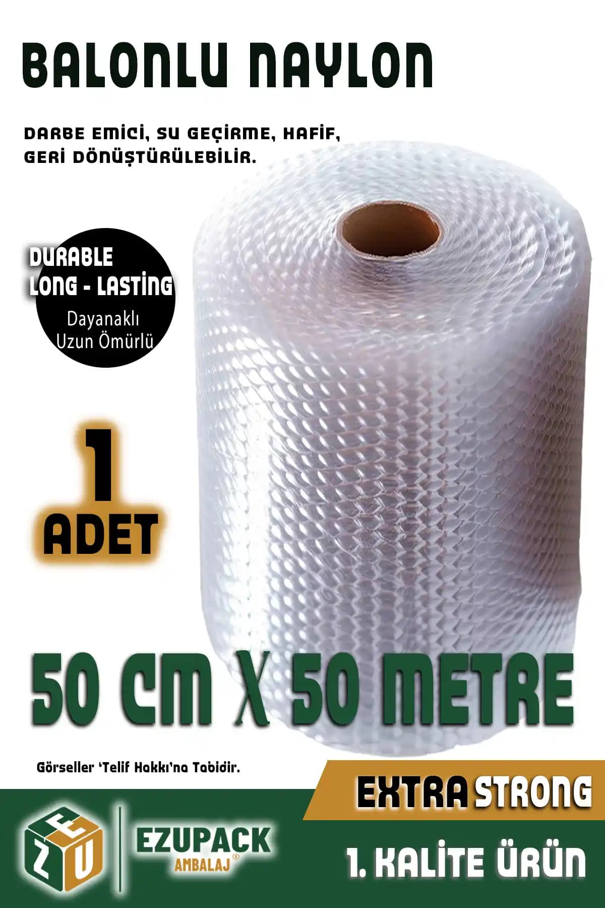 ASTOR 50cm x 50mt Üç Katlı Balonlu Naylon Patpat Ambalajın Detaylı İncelemesi ve Kullanım Özellikleri