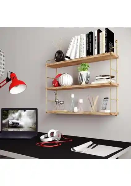Bino Demonte 3'lü ve Mudesa Metal Ahşap Duvar Raflarının Karşılaştırması