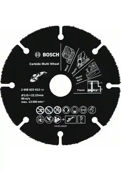 Bosch Carbide Çok Amaçlı Kesme Diski 115mm Yüksek Performans ve Güvenlik Sağlar