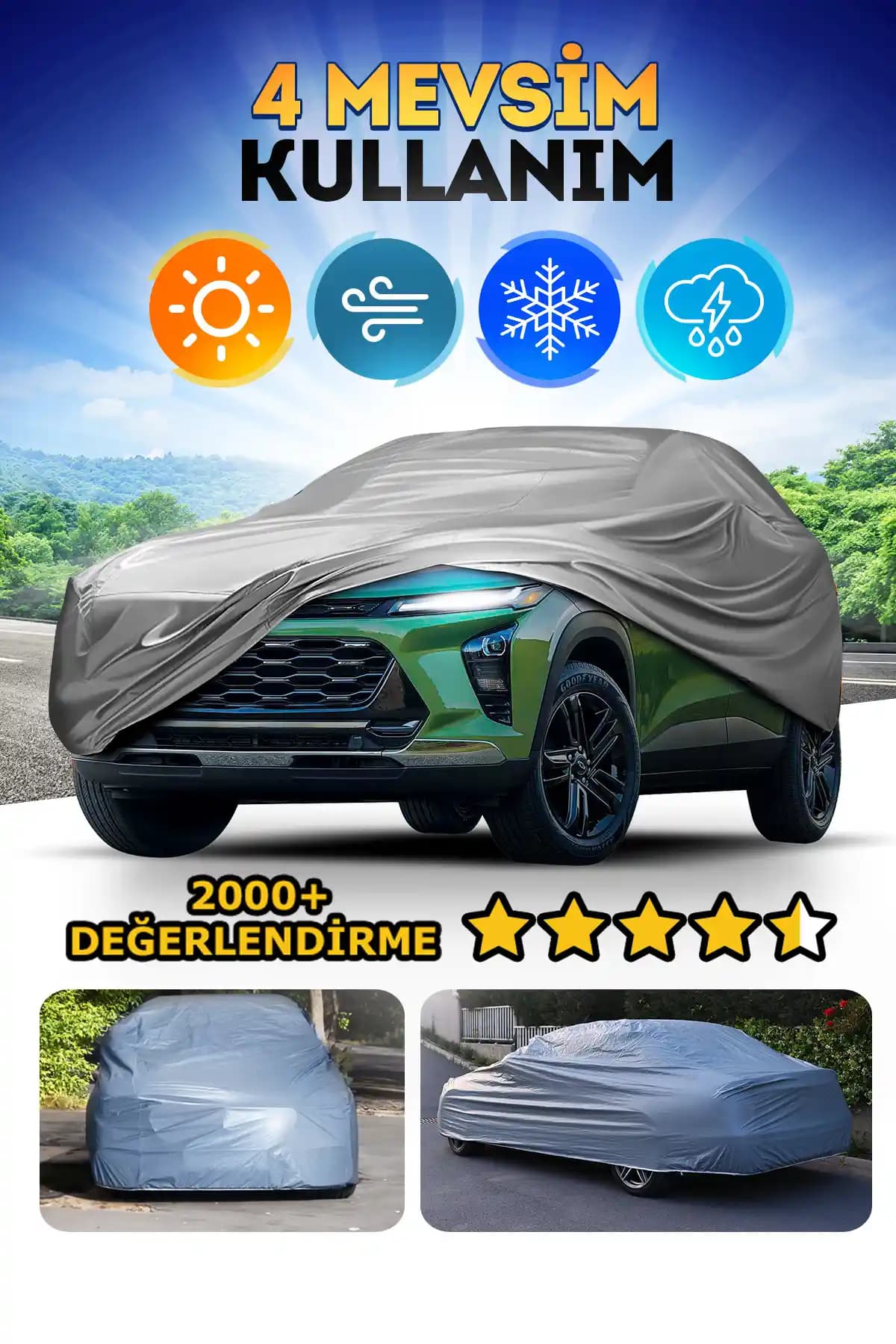 ByLizard Sedan Araçlara Uyumlu Oto Brandası: Koruma ve Kullanım Kolaylığı