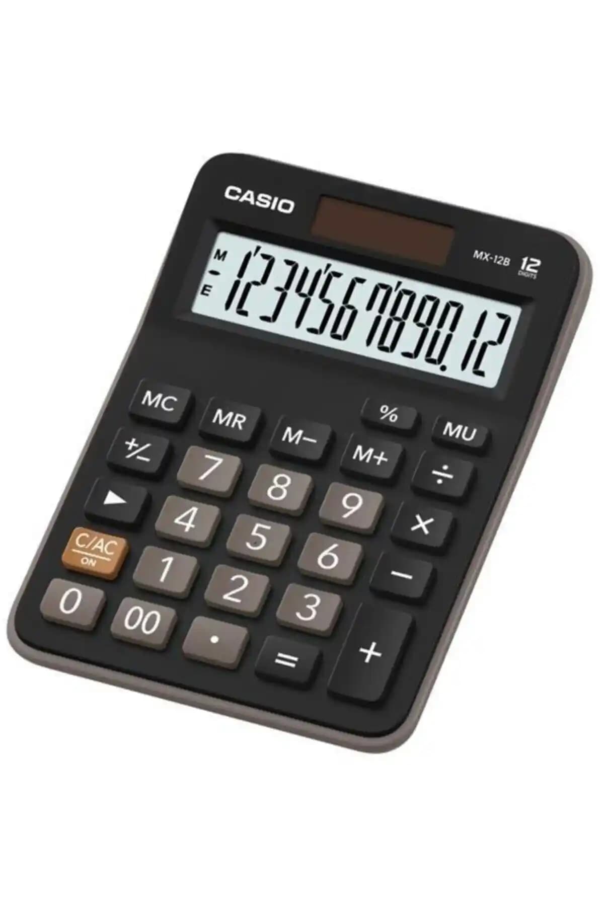 Casio MX-12B-BK Hesap Makinesi: Günlük Kullanım İçin Dayanıklı ve Pratik Çözüm