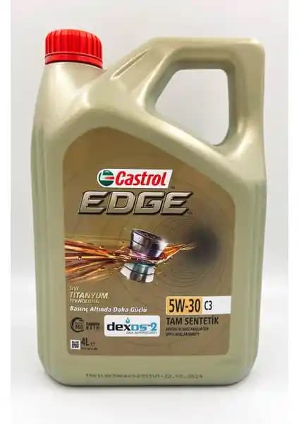 Castrol Edge 5W-30 LL 4 Litre Motor Yağı: Yüksek Performans ve Güvenilirlik