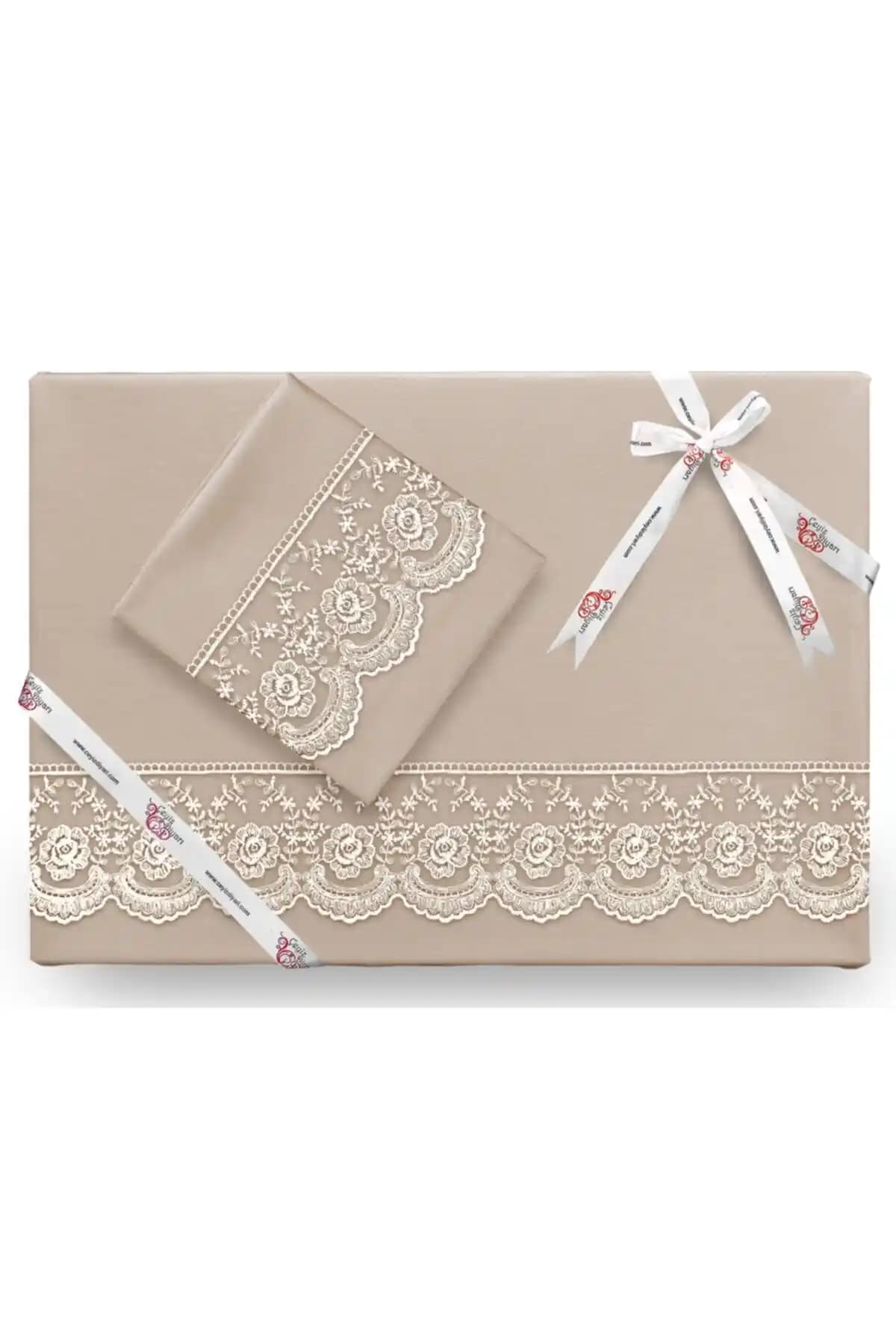 Çeyiz Diyarı Fransız Dantelli Kure Nevresim Takımı Estetik ve Dayanıklı Tasarım