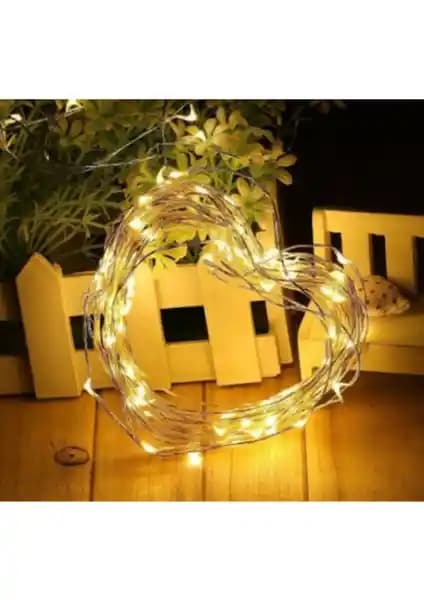 Ddtrend Peri LED Çok Amaçlı Dekoratif Aydınlatma: Estetik ve Fonksiyonellik Sunan 3 Metrelik Sarı Işık Şeridi