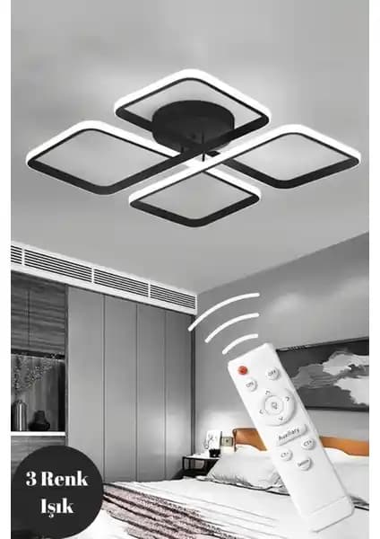 Elektroyou Novem Siyah Plafonyer: Modern ve Dayanıklı LED Aydınlatma Çözümü