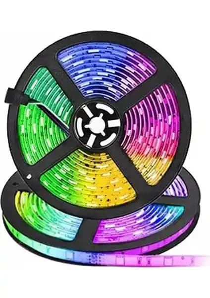 Exeo Bluetooth Kontrollü RGB LED Şerit 3 Metre Uzunlukta ve Çok Yönlü Kullanım İmkanı