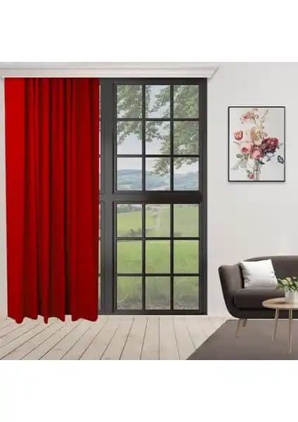 Fon Perde Karşılaştırması: Kırmızı ve Açık Gri Renkli Perde Seçenekleri ve Özellikleri