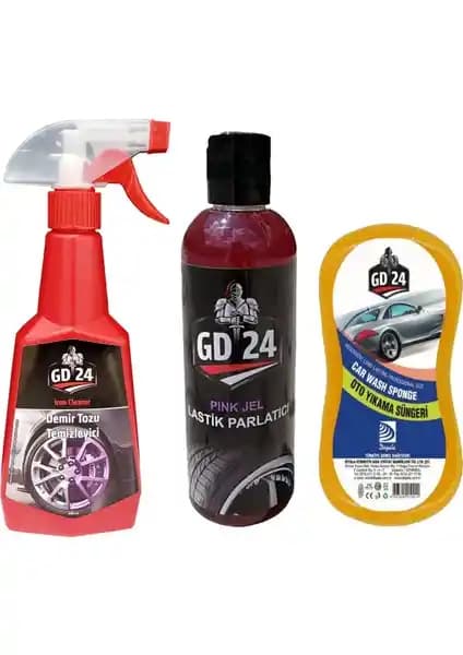 GD24 Demir Tozu Temizleyici ve Lastik Parlatıcı Ürünleri: Etkili ve Çevre Dostu Araç Bakım Çözümleri
