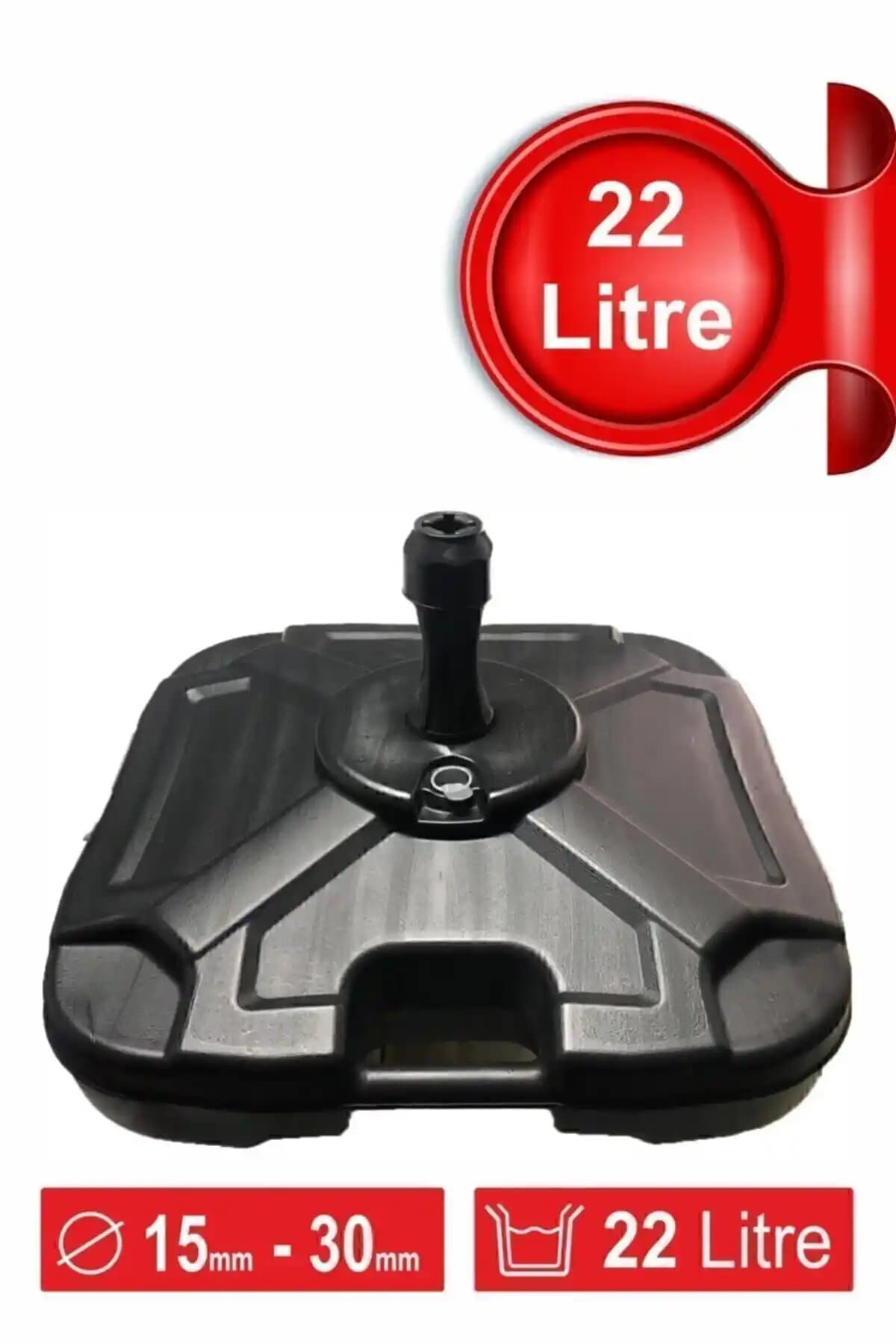 Genel Markalar Plaj Şemsiye Bidonu 22 Litre Hafif ve Kolay Kurulum Özellikleri