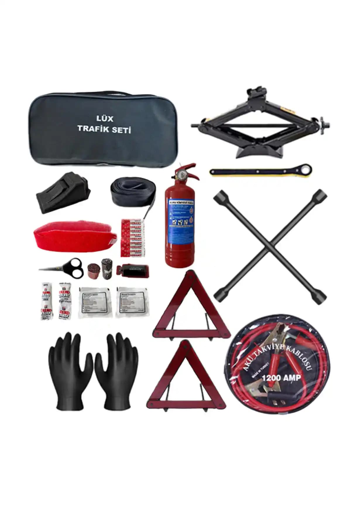 Halidi Trafik Seti 5'li ile Güvenli ve Pratik Yolculuklar İçin Kapsamlı Araç Güvenlik Paketi