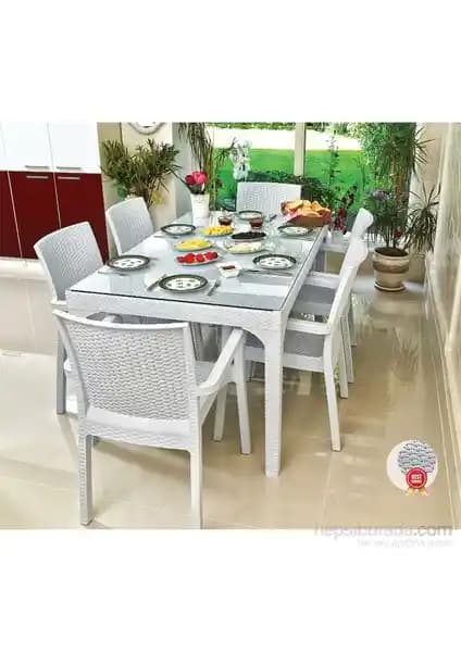 Holiday Rattan Plastik Oturma Grubu: Estetik ve Fonksiyonellik Sunan Modern Dış Mekan Mobilyası