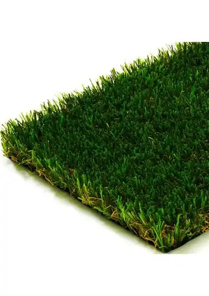 ISM Suni Çim Halı Serisi Yüksek Dokulu Kalın Çim Yeşil 20 mm Dayanıklı ve Estetik Kullanım İçin Uygun