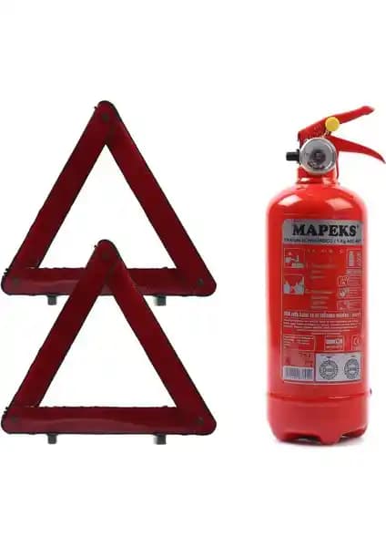 Kkdavm Araç Yangın Tüpü ve Reflektör Seti: Güvenlik İçin Temel Çözüm