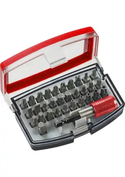 KWB 49118490 Vida Ucu Seti 32 Parça Profesyonel ve Amatör Kullanım İçin Uygun