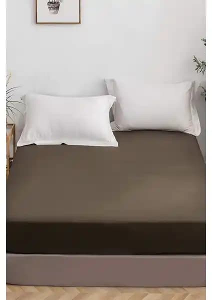 Lady Moda Çift Kişilik %100 Pamuklu Penye Lastikli Çarşaf Yatak Konforunu Artıran Doğal Malzeme