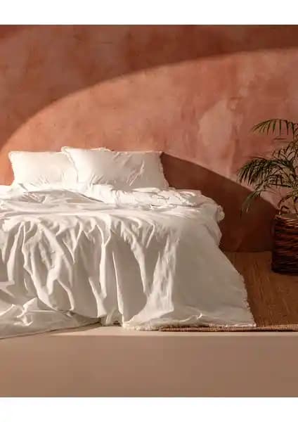 Madame Coco Sona King Size Püsküllü Nevresim Takımı: Şıklık ve Konforun Buluşması