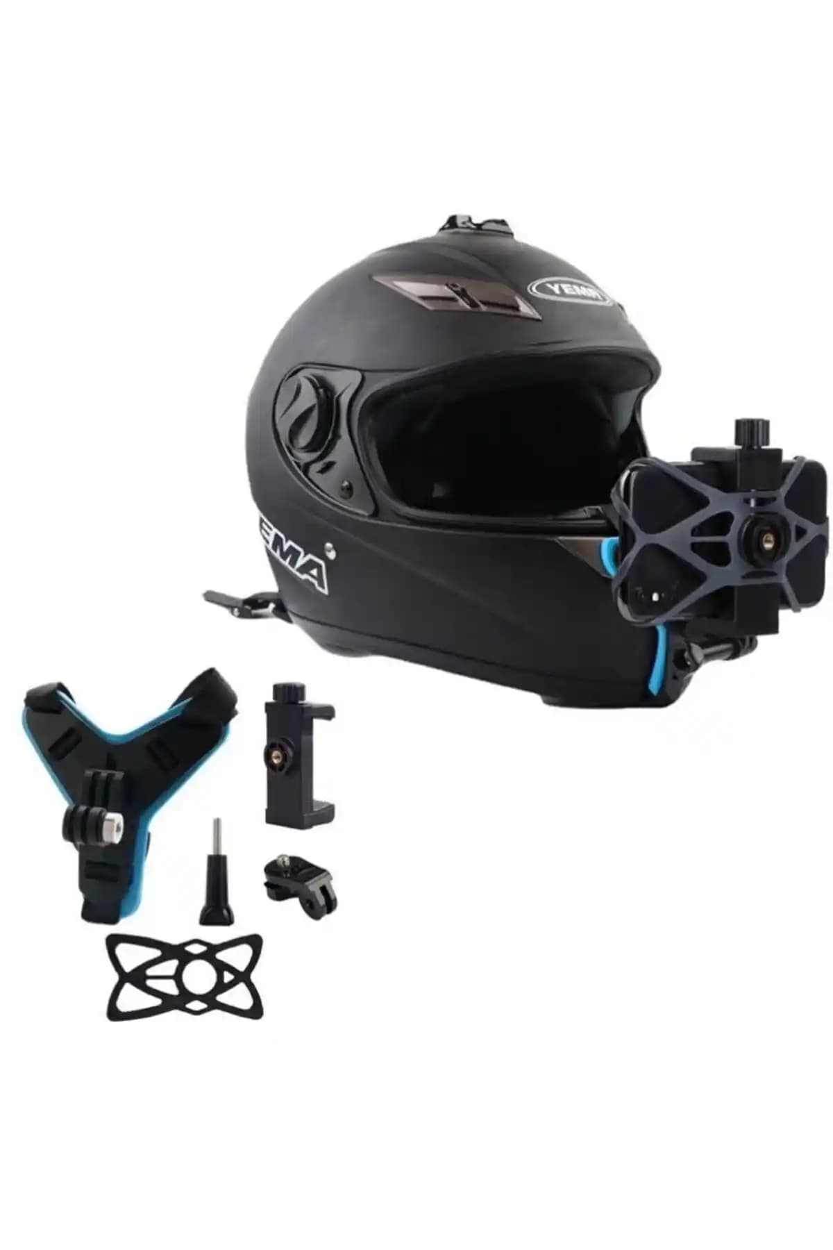 MATECHNO Kasklara Uyumlu Telefon ve Aksiyon Kamera Tutucu İncelemesi