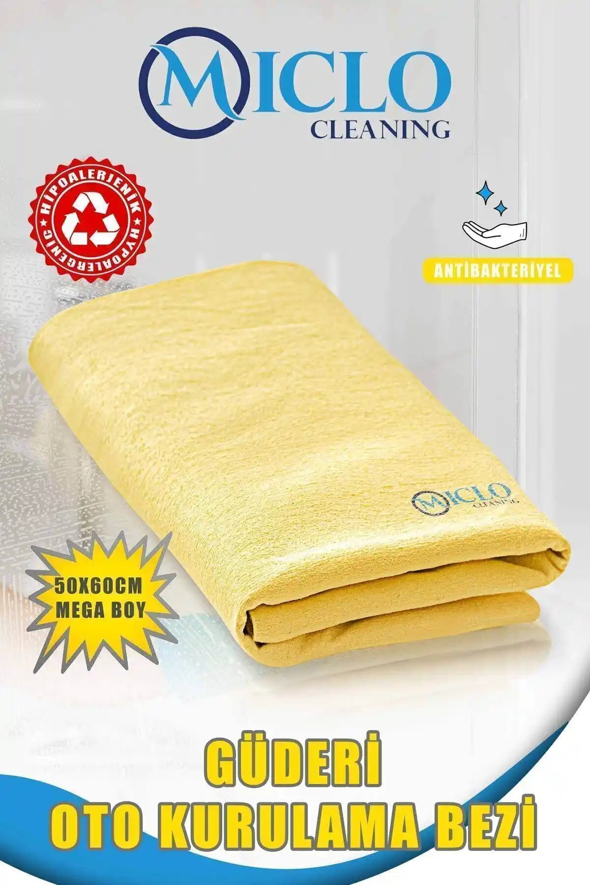 MICLO CLEANING Premium Ultra Kalın Güderi Bezi ile Araba Temizliği ve Bakımı