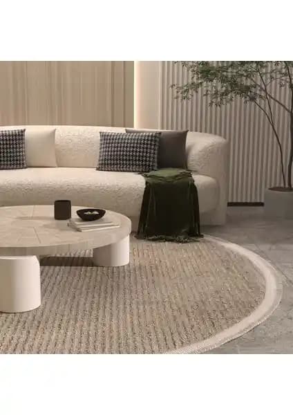 Modern ve Şık Vetrina 3602 Vizon Halı ile İç Mekanlara Zarif Dokunuşlar