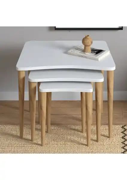 Monte Sehpa Nero Zigon Sehpa Beyaz: Modern Tasarım ve Fonksiyonellik Özellikleri