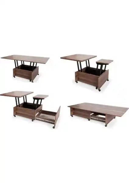 Osmanlı Mobilya Çok Fonksiyonlu Akıllı Orta Sehpa Modern Tasarım ve Çok Yönlü Kullanım