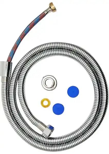 Plodna House Paslanmaz Çelik Örgülü Duş Hortumu Uzun Ömürlü ve Dayanıklı Tasarım