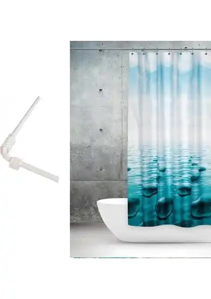 Prado Stone Banyo Perdesi ve Seti: Fonksiyonellik ve Estetiğin Modern Banyo Çözümü