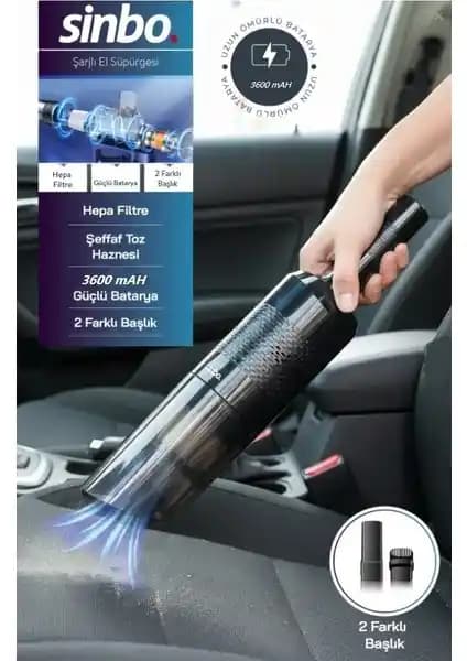 Sinbo SVC-8617 Şarjlı Araç Süpürgesi İncelemesi ve Kullanım Özellikleri