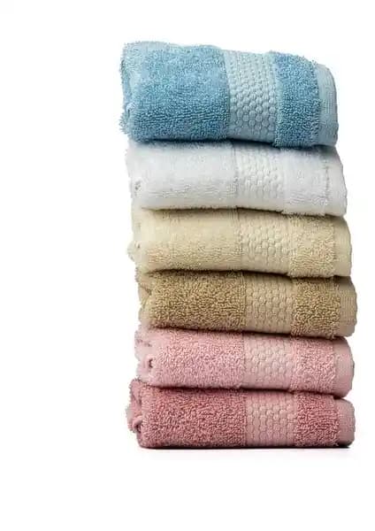 Soley | Minerva %100 Doğal Pamuklu Çok Renkli Misafir Havlu Seti 6'lı Pratik ve Şık Tasarım