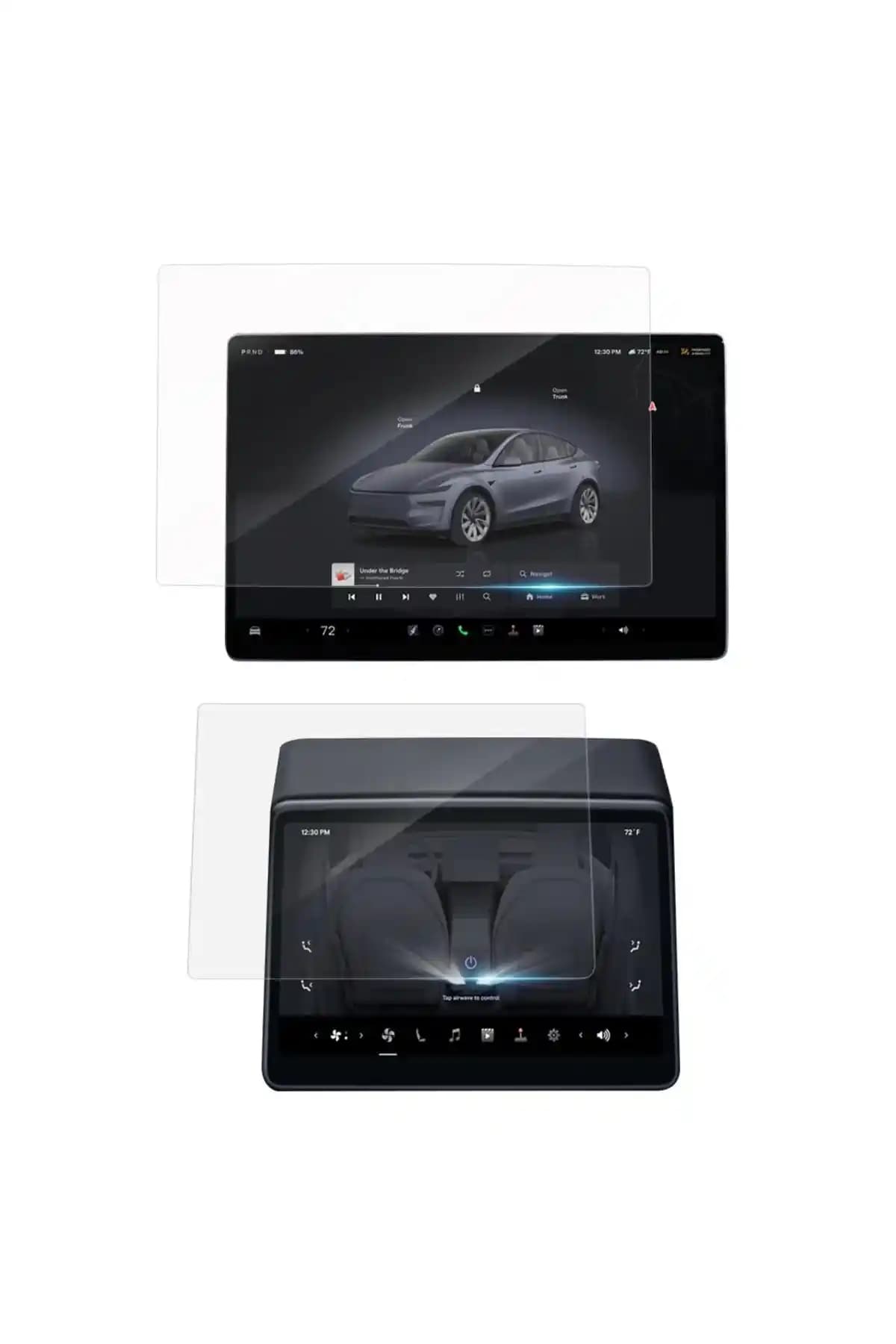 Tesla Y 2025 Modeli İçin Uygun Nano Teknolojili Ekran Koruyucu Ürünleri