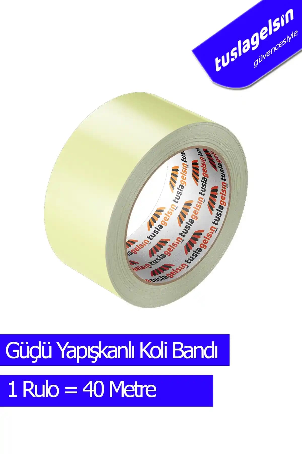 Tuşla Gelsin Güçlü Yapışkanlı Koli Bandı: Dayanıklı ve Pratik Paketleme Çözümü