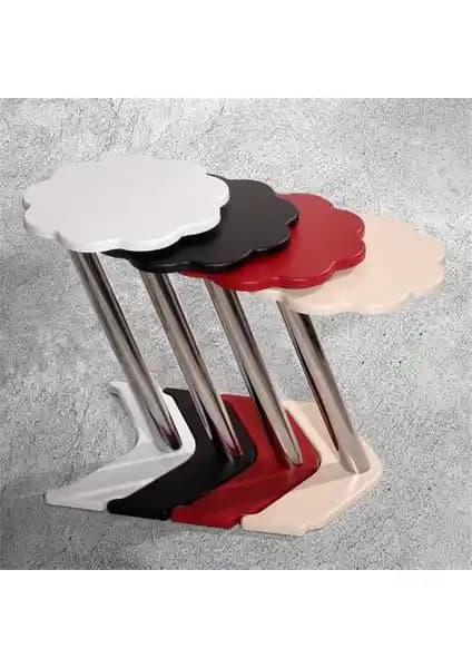 Veys Sehpa 4 Lü Papatya Zigon Sehpa: Modern ve Şık Çok Fonksiyonlu Mobilya Çözümü