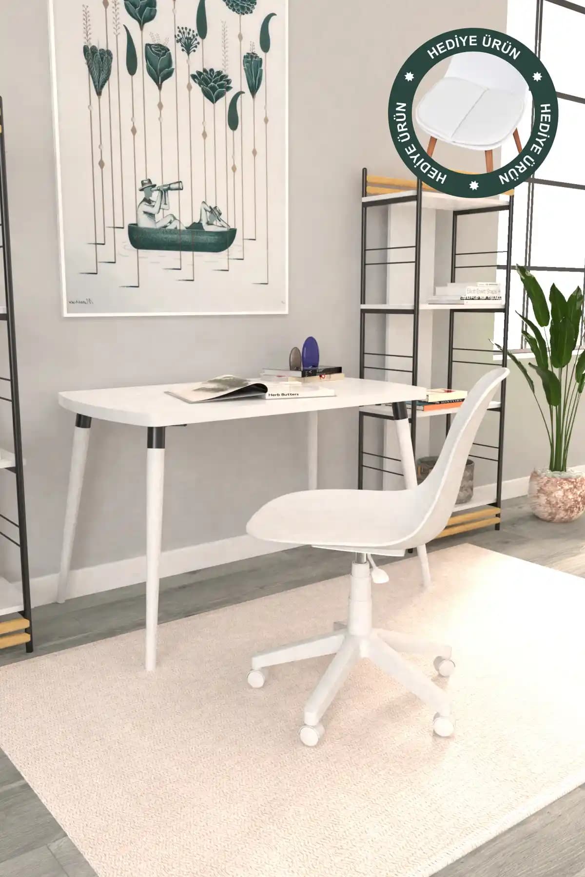 Vilinze Eames Çalışma Koltuğu Modern ve Ergonomik Ofis Oturma Çözümü