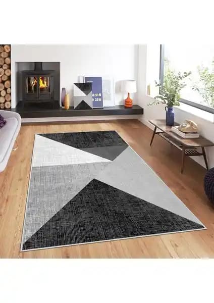 West Home Dijital Baskılı ve Yıkanabilir Salon Halısı Modern Tasarım ve Fonksiyonellik