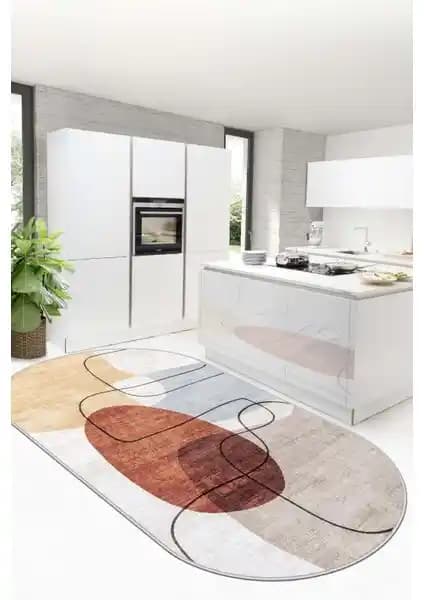 West Home Yıkanabilir Kaymaz Leke Tutmaz Salon Halısı Modern ve Pratik Kullanım İçin Uygun