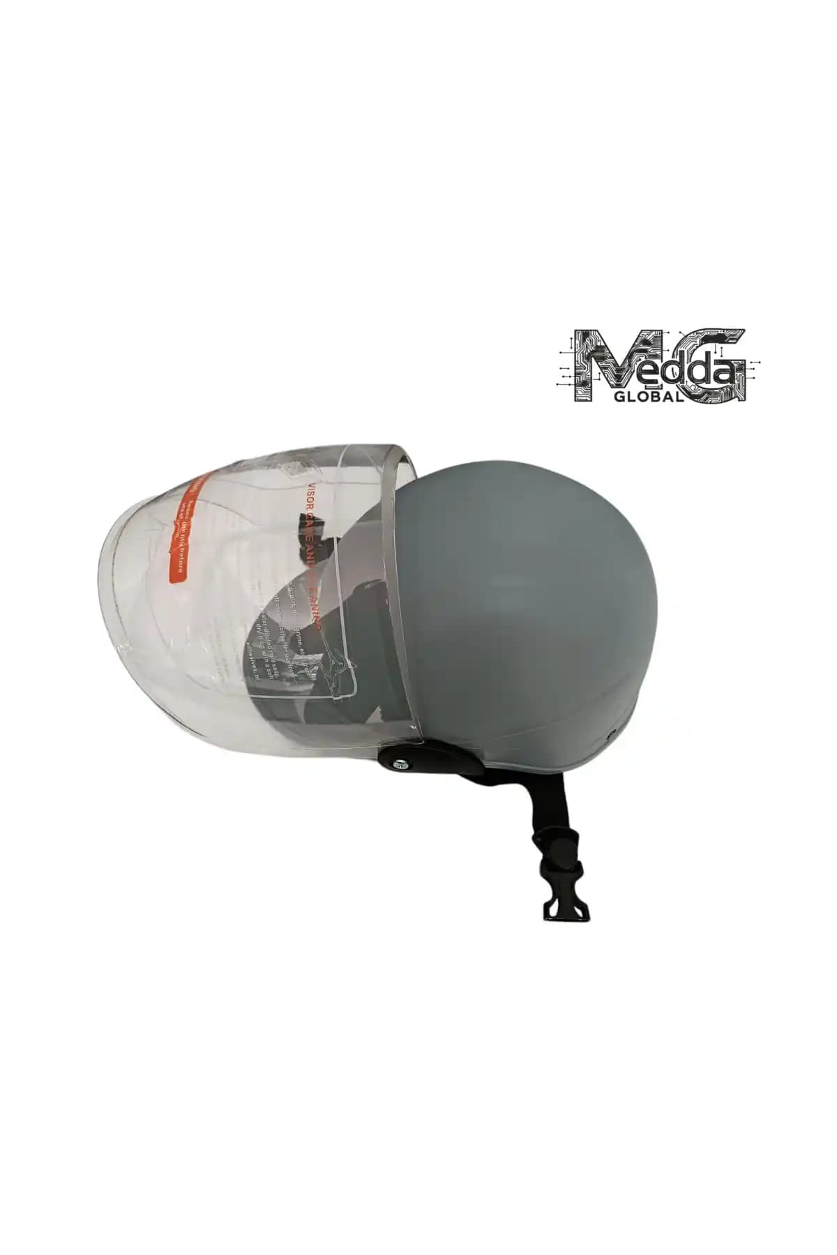 Yerli Siperlikli Nardo Gri Motosiklet Kaskı Güvenlik ve Konfor Sunan Tasarım