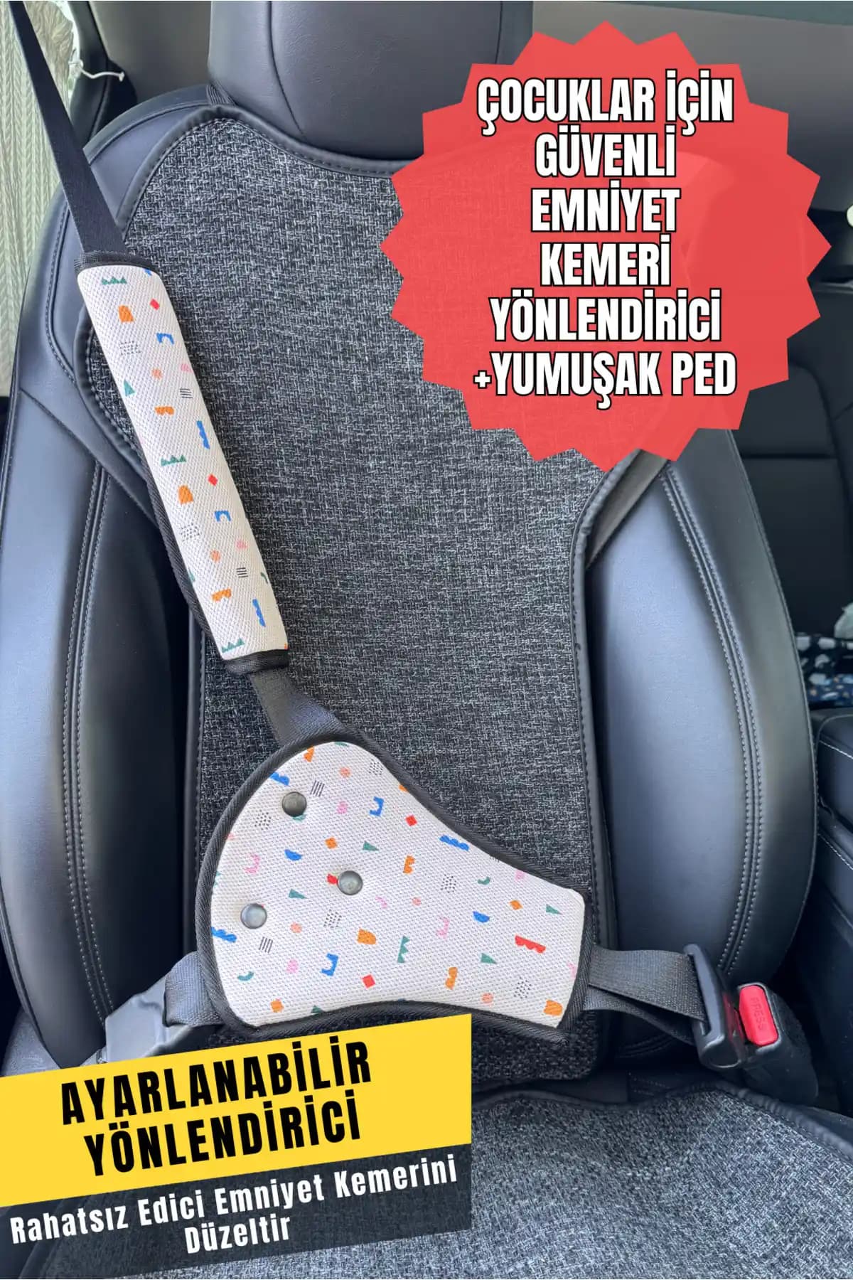 YHH Kids RestiGo Çocuk Emniyet Kemeri Rahatlatıcı Seti Güvenlik ve Konfor Sağlar