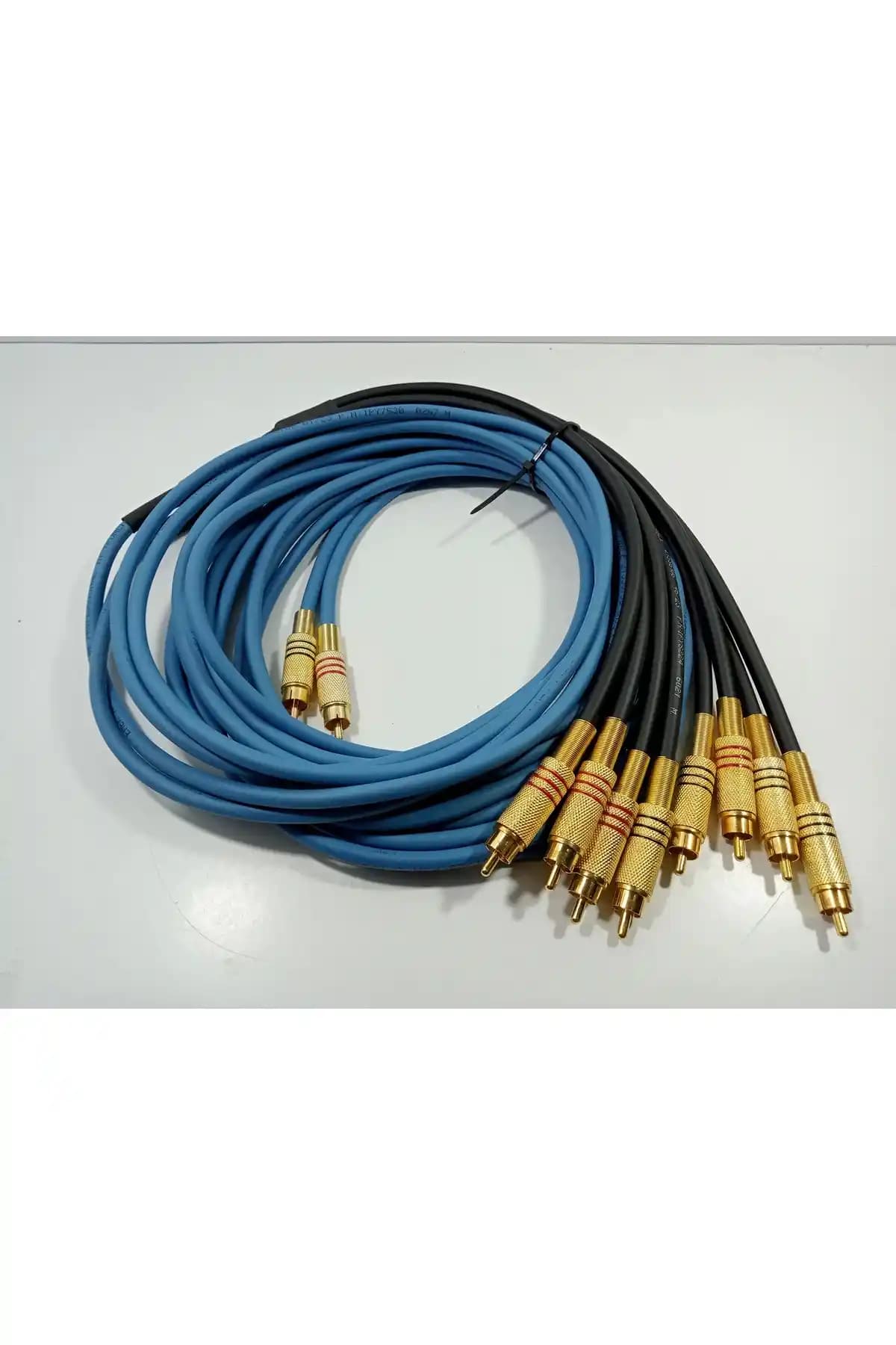 YSN SOUNDS El Yapımı Amfi RCA Kablosu 5 Metre Yüksek Kalite Ses Bağlantısı