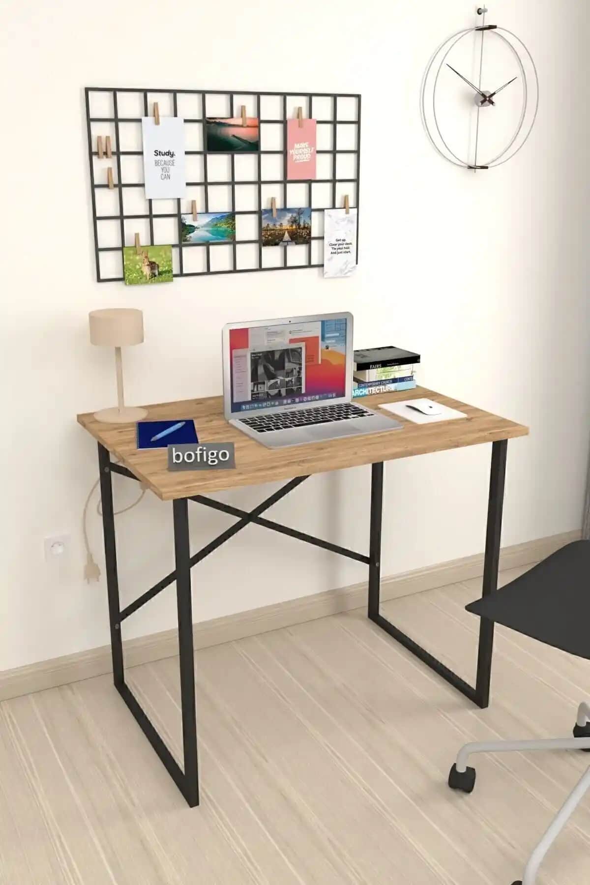 Bofigo 60x90 cm Modern Çalışma Masası: Şık ve Dayanıklı Ofis Mobilyası