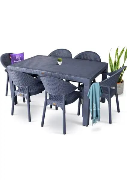 Bahçe ve Teras Kullanımı için Bahex Rattan ve Mandella Latte Oturma Gruplarının Karşılaştırması 1