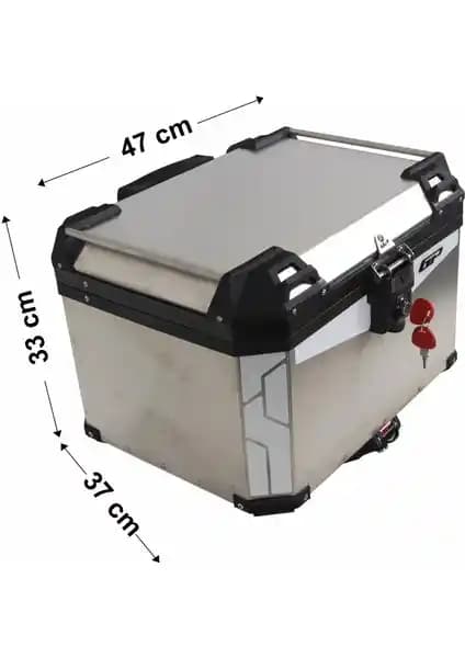 GP Kompozit Alüminyum Motosiklet Çantası Karşılaştırması Gri ve Siyah Modellerin Özellikleri