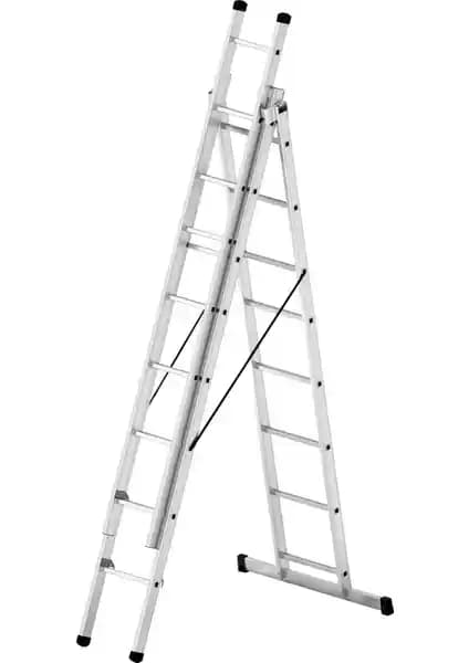 VM Vizyon 3x2,5 7,5 metre ve 3x2 6 metre alüminyum sürgülü merdiven karşılaştırması