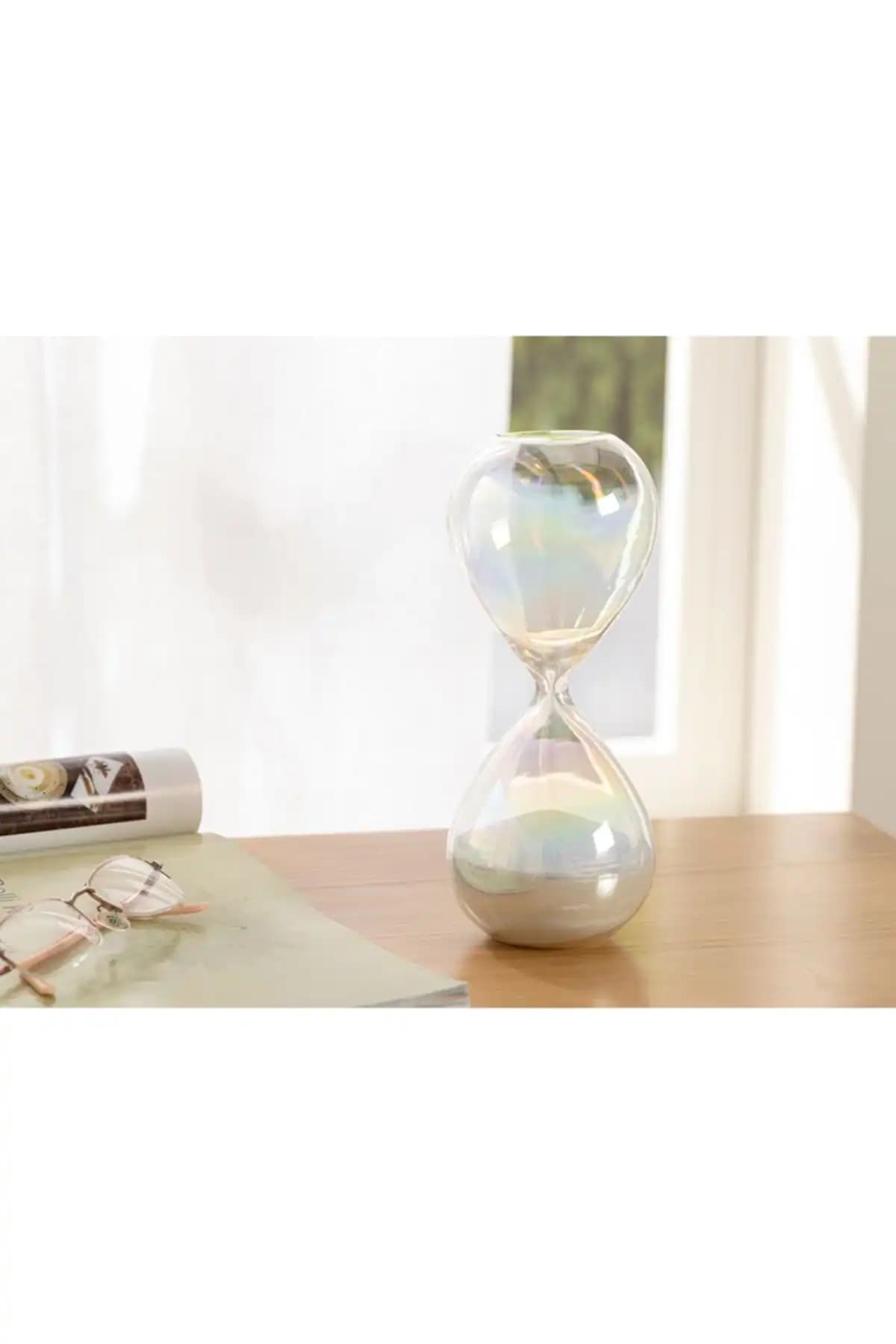 English Home Shine Cam 30 Dk Kum Saati Modern ve Şık Dekoratif Zaman Ölçer