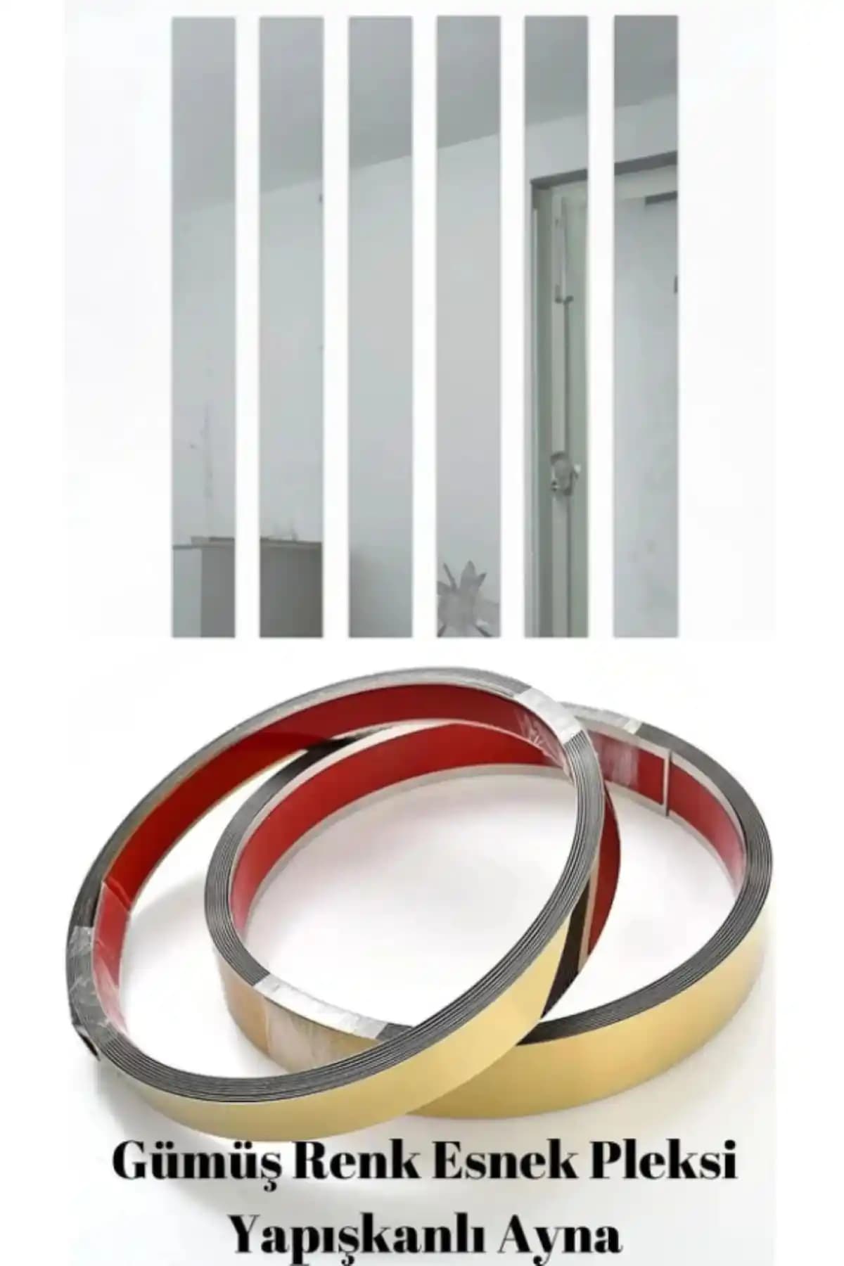 Kurtulan Lazer Tasarım Kendinden Yapışkanlı Pleksi Ayna Modern İç Mekan Dekorasyonu İçin Uygun