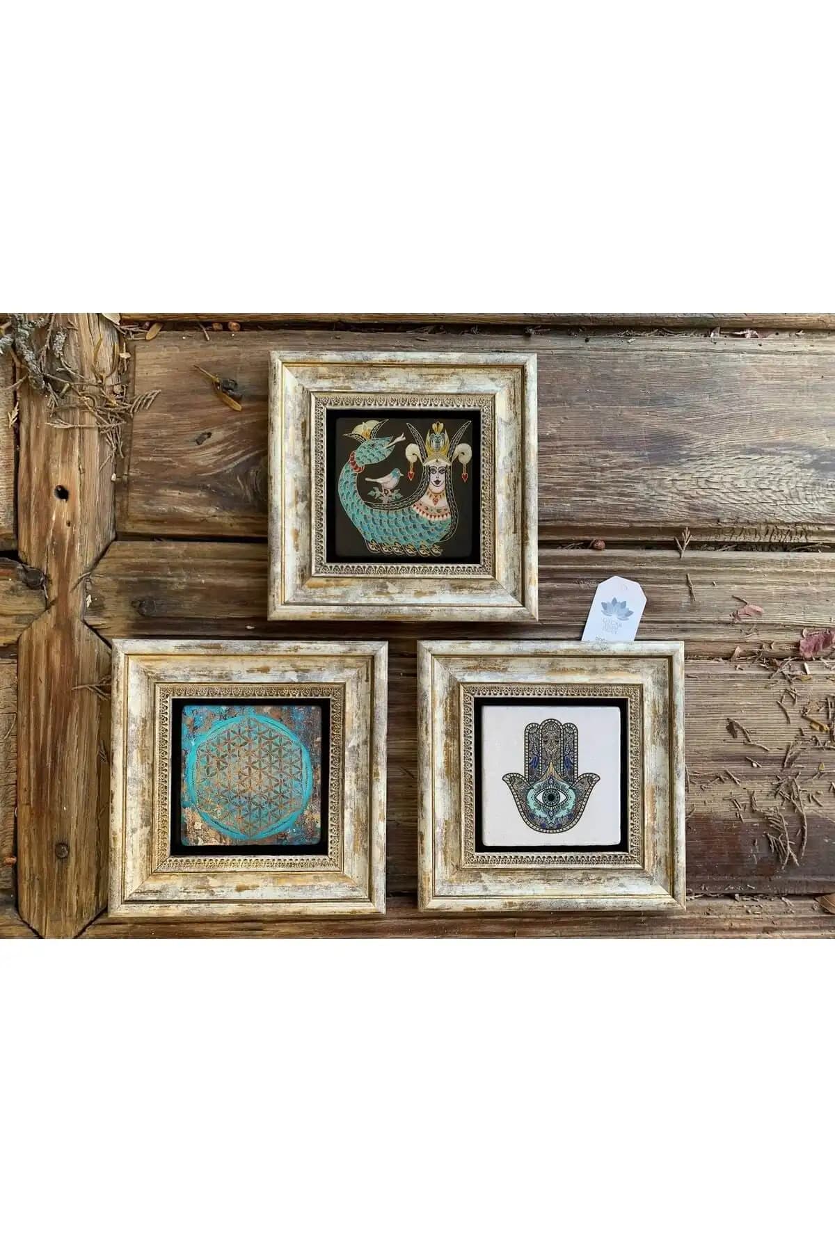 Oscar Stone Decor Çerçeveli Taş Duvar Dekoru Seti Modern ve Doğal Tasarım ile Evinize Şıklık Katar