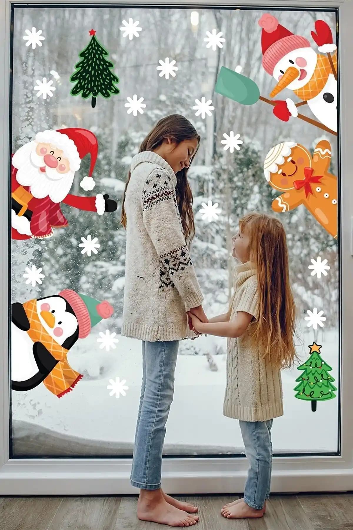 Yılbaşı Atmosferini Canlandıran Noel Baba ve Figürler Seti Dekorasyon Ürünü