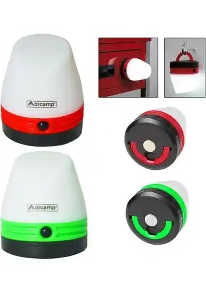 Orcamp OUT-4550 Pilli Kamp Feneri: Hafif, Dayanıklı ve Çok Modlu Kamp Aydınlatması