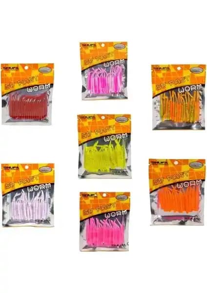 Shufa Fast Worm 5.2cm LRF Silikonu: Balık Avında Dayanıklı ve Ekonomik Çözüm